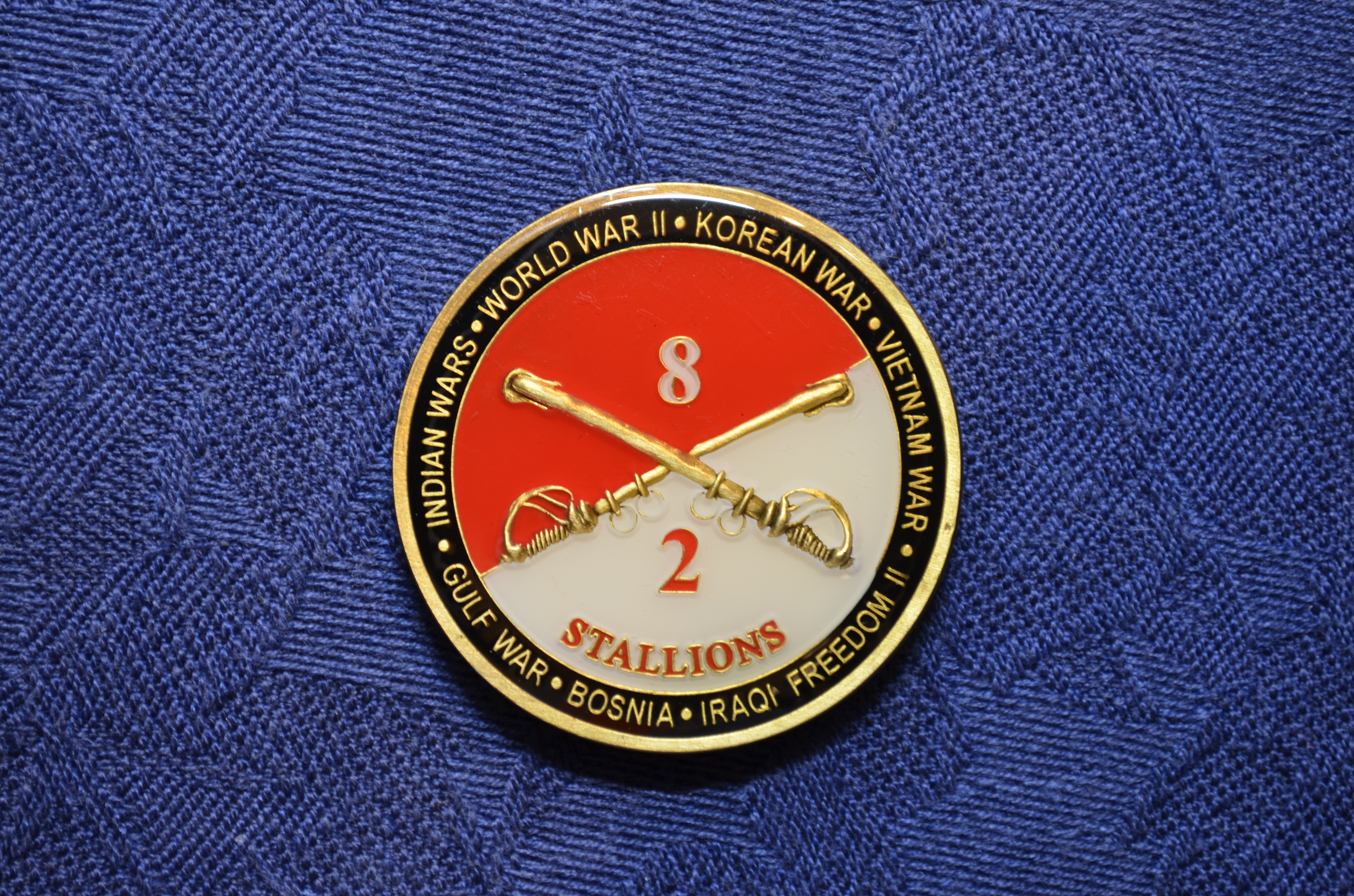 2nd Battalion, 8th US Cavalry Commander Coin preview
